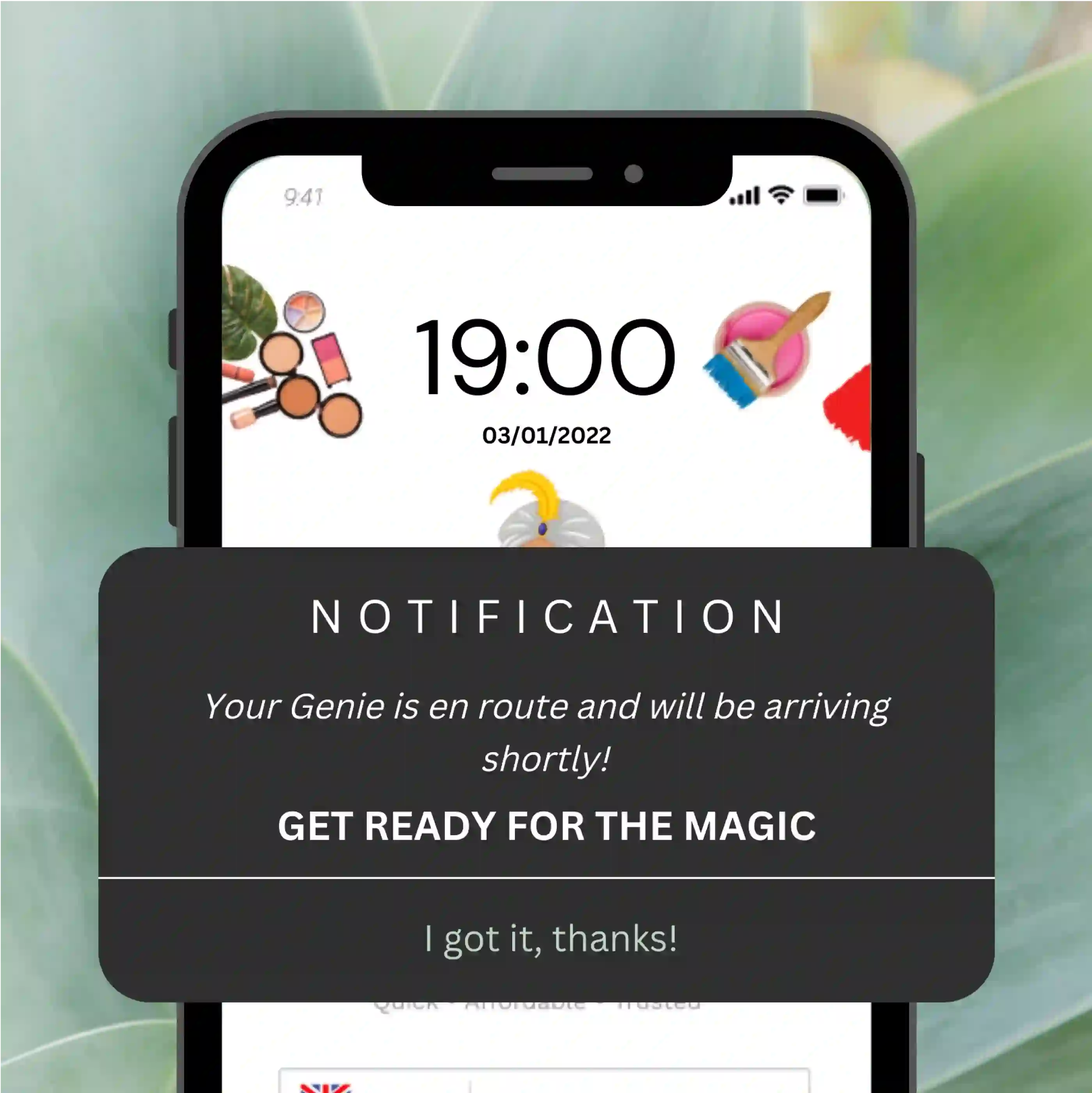 MyGenie — booking flow