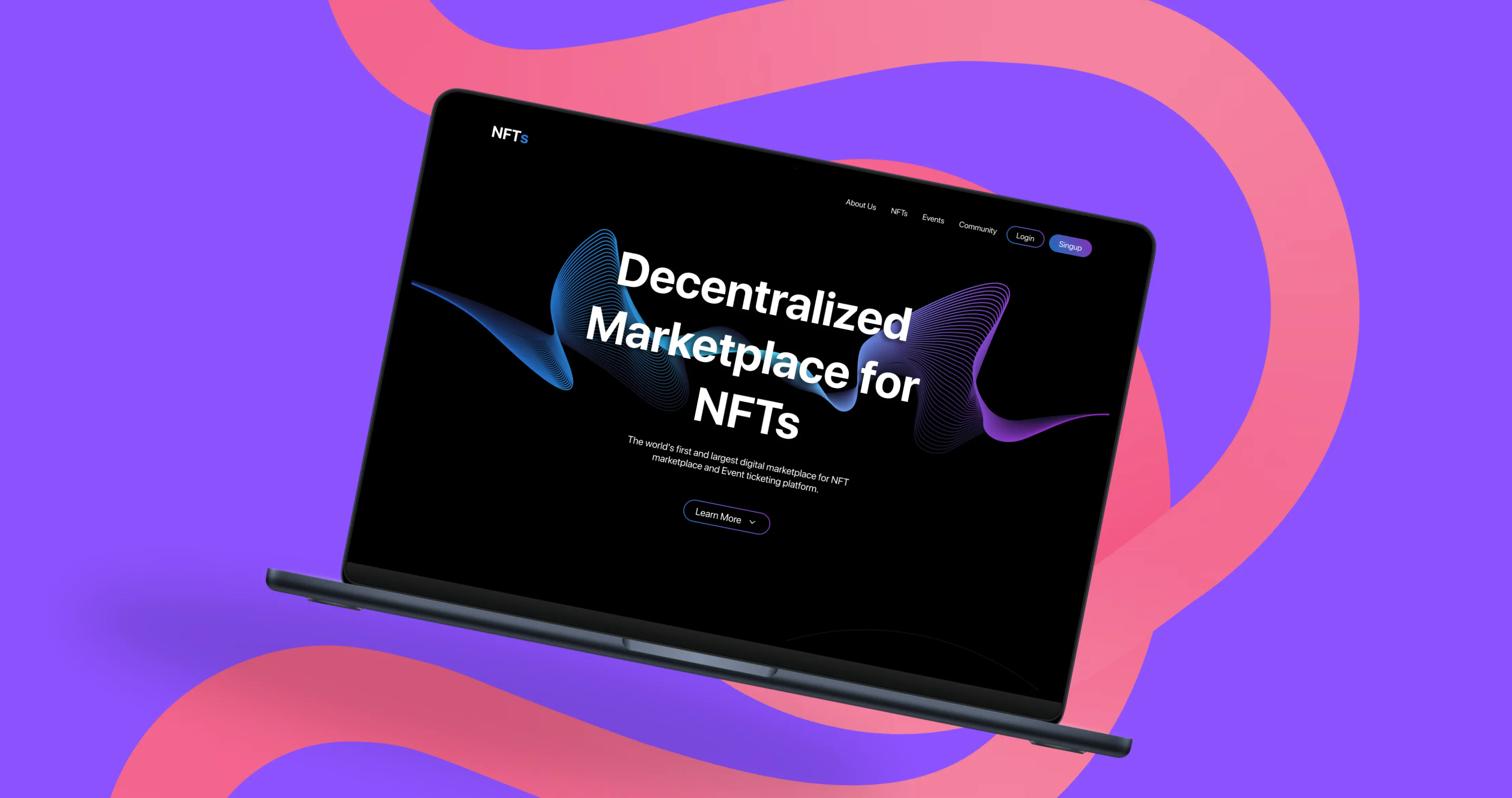NFT Marketplace — marketplace UI